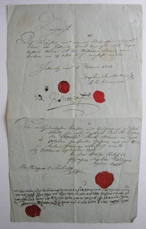 Document by R. Judah Aszod, Dunaszerdahely 1839